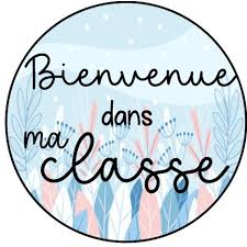 Bienvenue dans ma classe - Jeux et découvertes